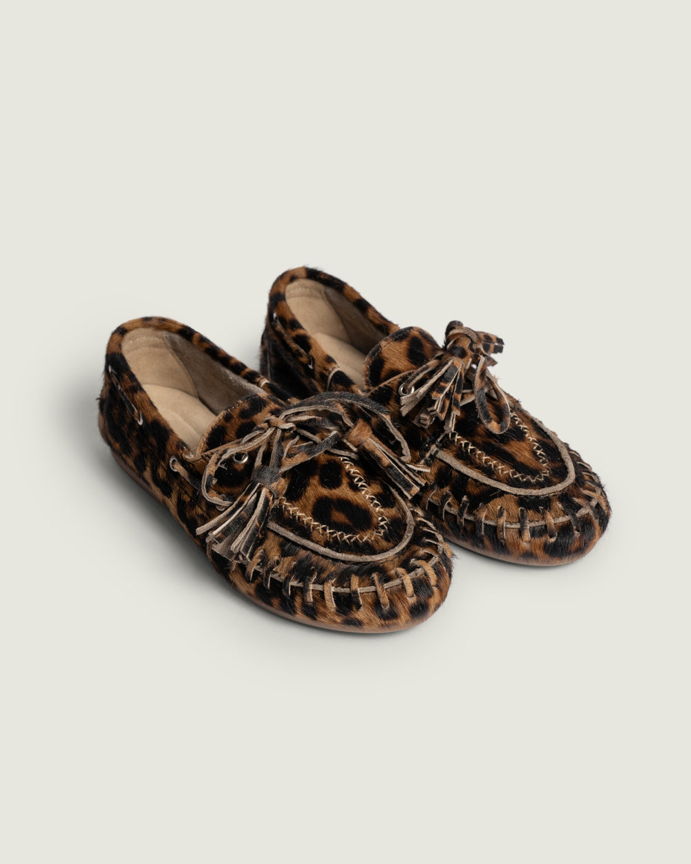 Boat Loafer Fringe | Leopard
