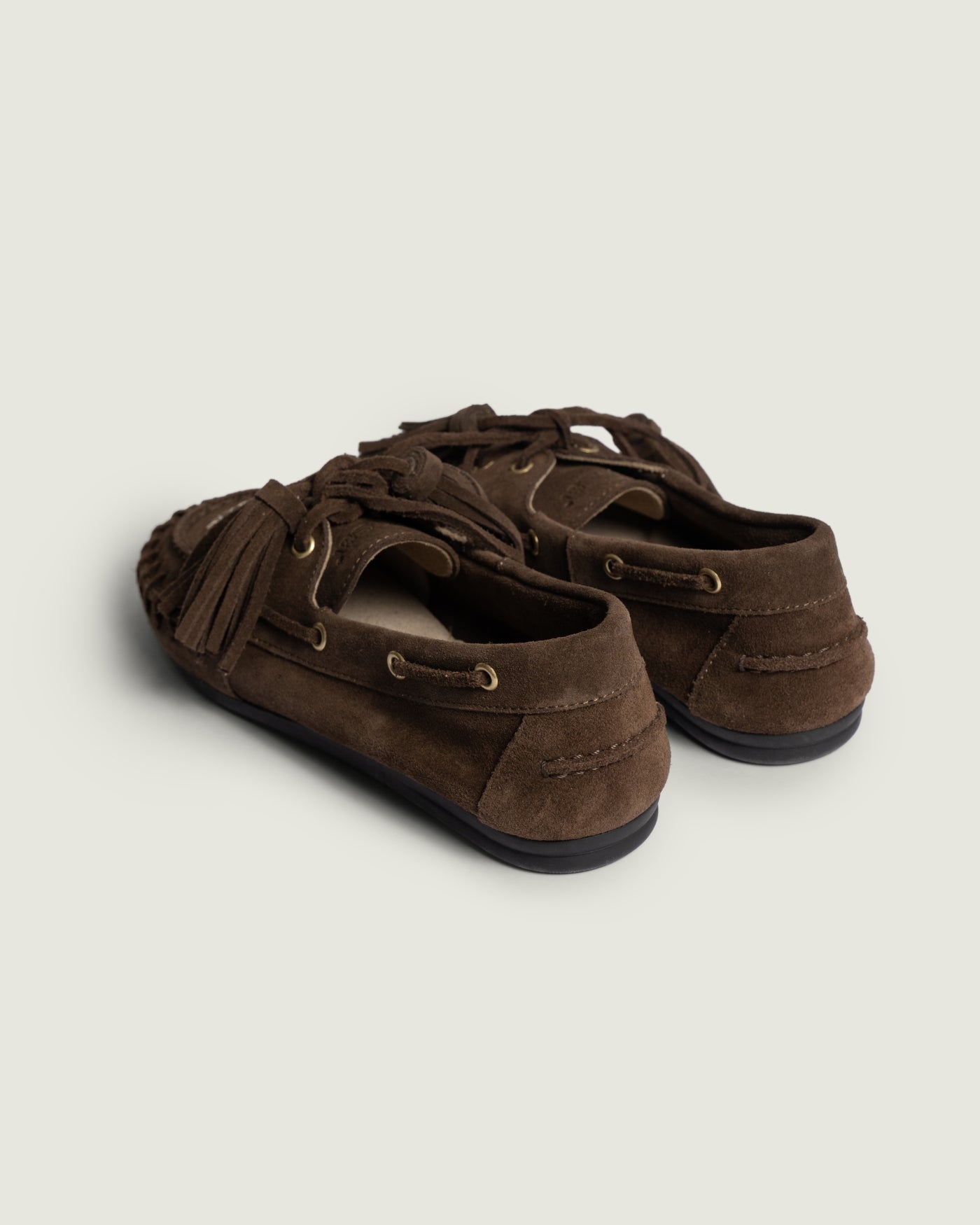 Boat Loafer Fringe | Dark brown