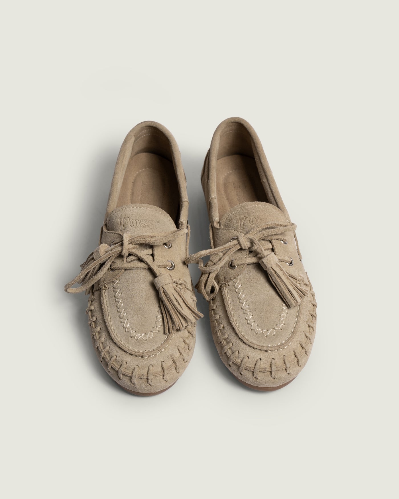 Boat Loafer Fringe | Light taupe