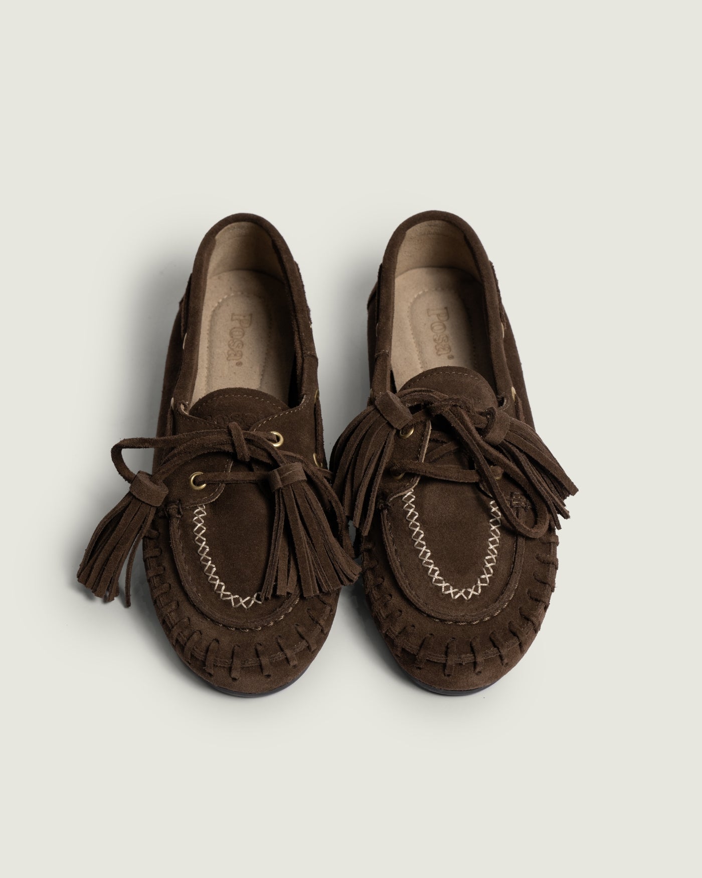 Boat Loafer Fringe | Dark brown