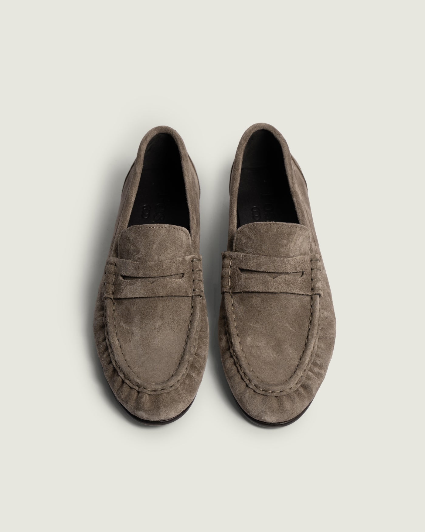 Penny Loafer Wrinkle - Suede | Drizzle