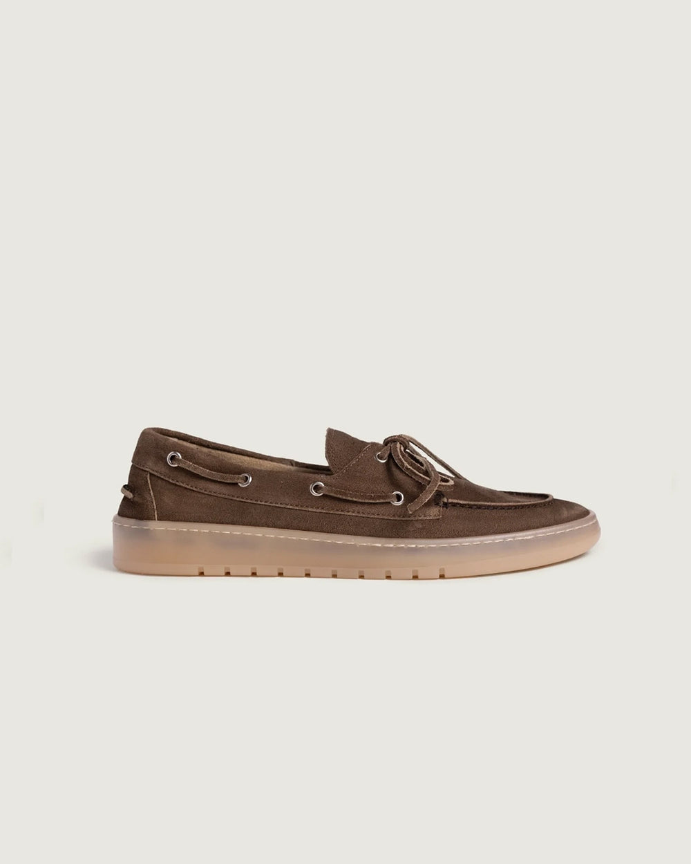 Boat Loafer Brushed - Suede | Dark brown