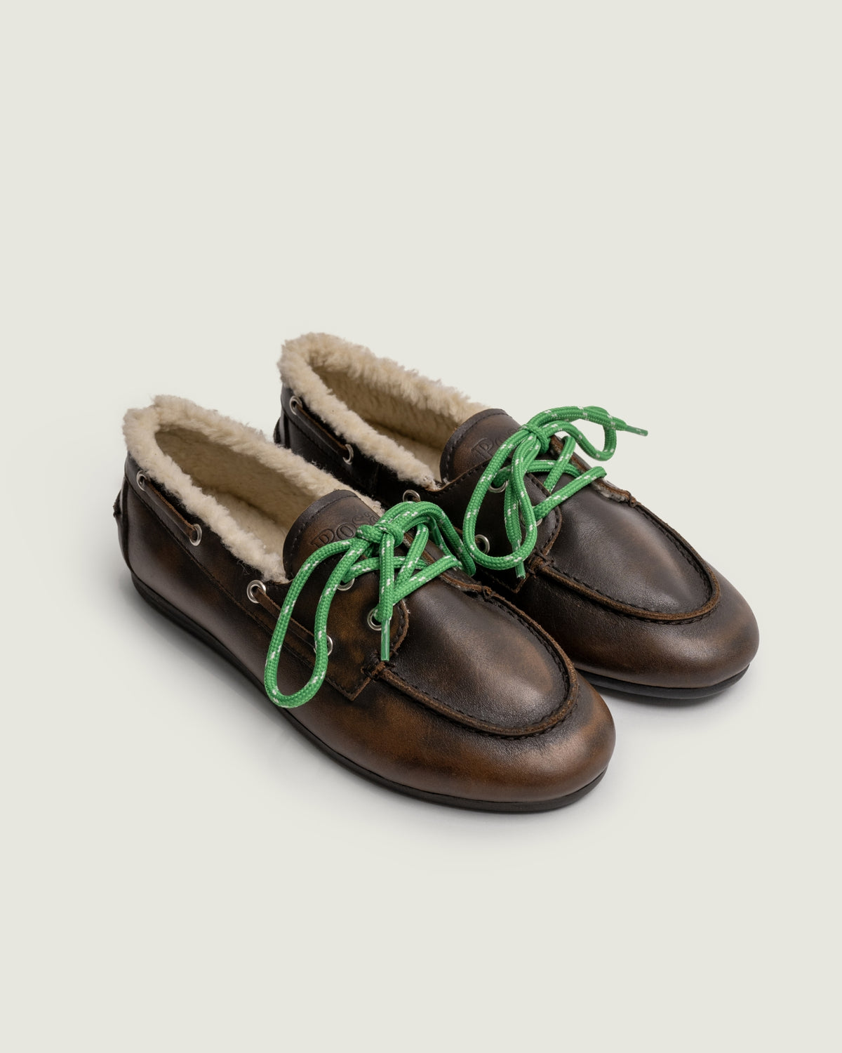 Boat Loafer Brushed - Fur | Coffee