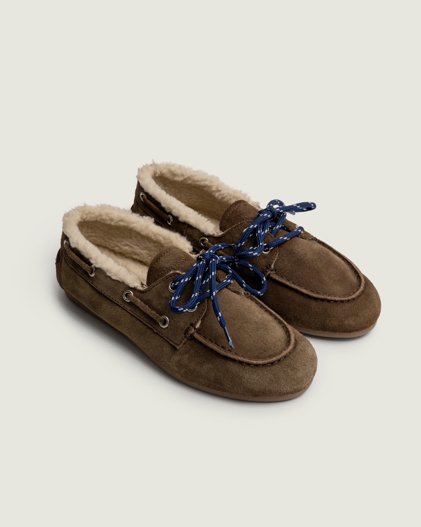 Boat Loafer Brushed - Fur | Dark brown