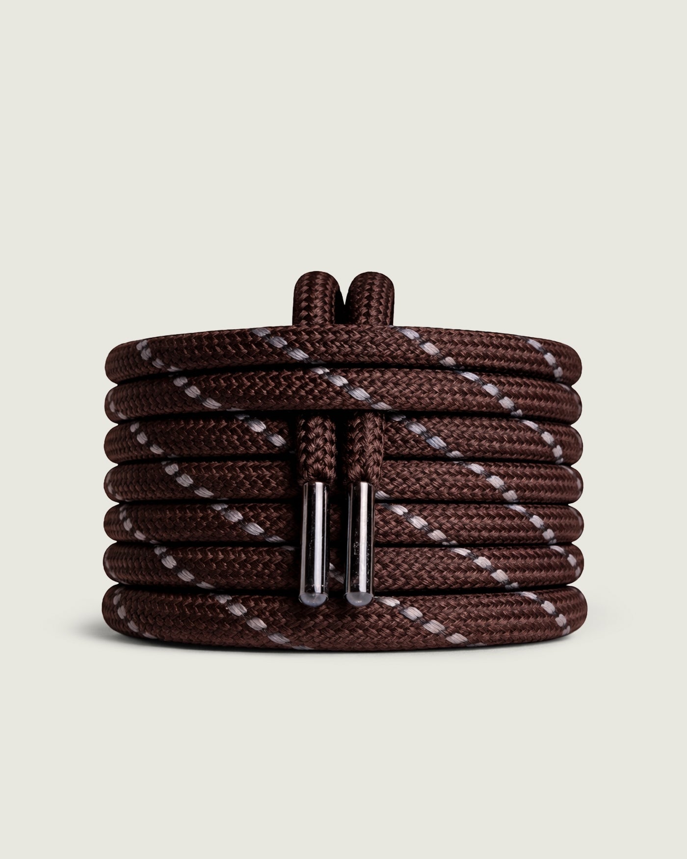 Coloured Posa Laces | Dark Brown Grey / Khaki