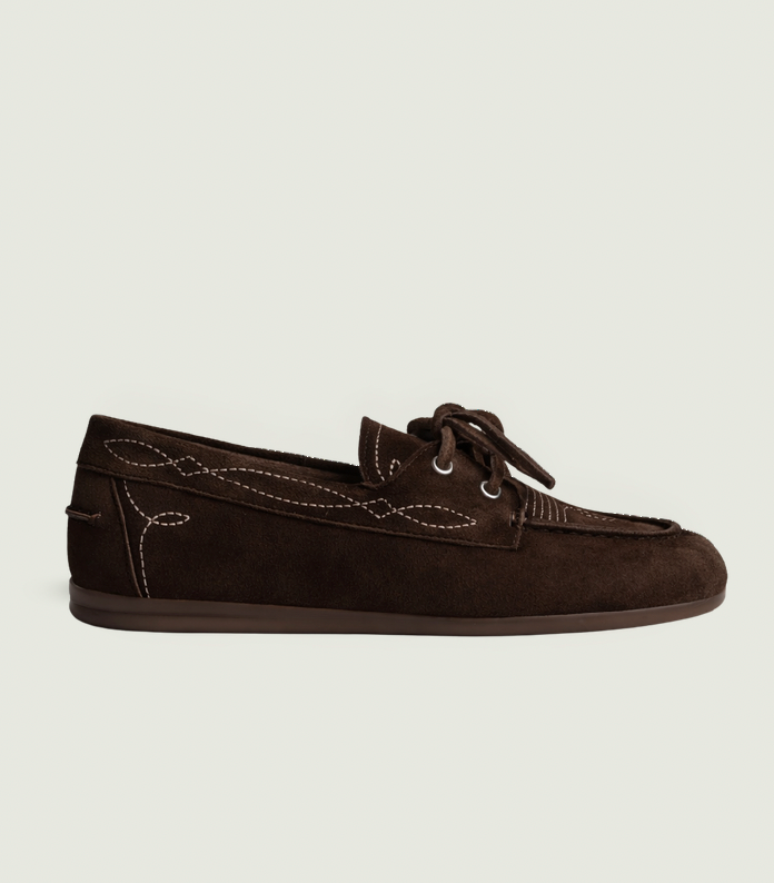 Boat Loafer Prairie - Suede | Dark brown