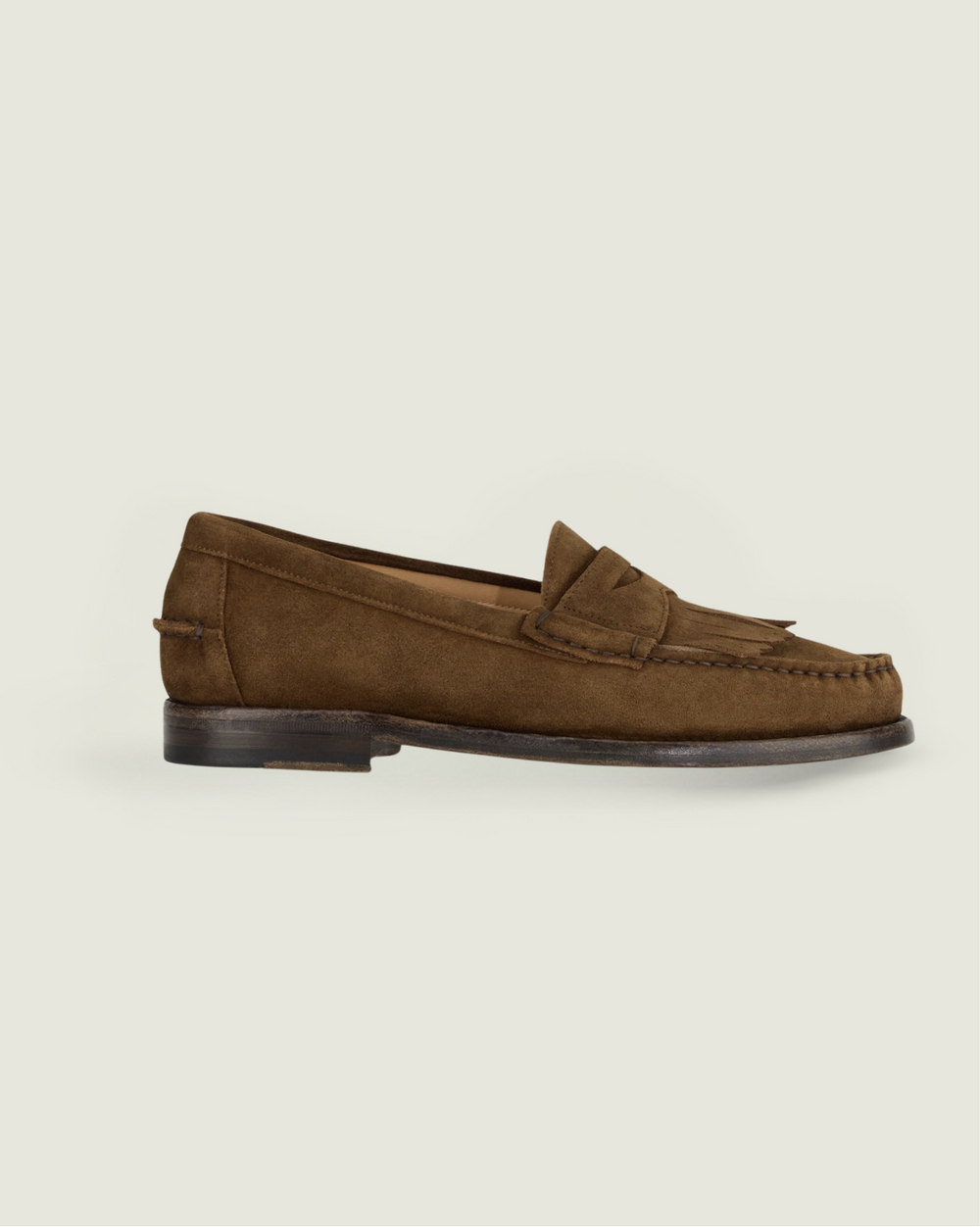 Fringe Moccasin | Tabacco