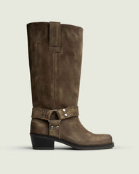 Texas Boot - Suede | Dark brown