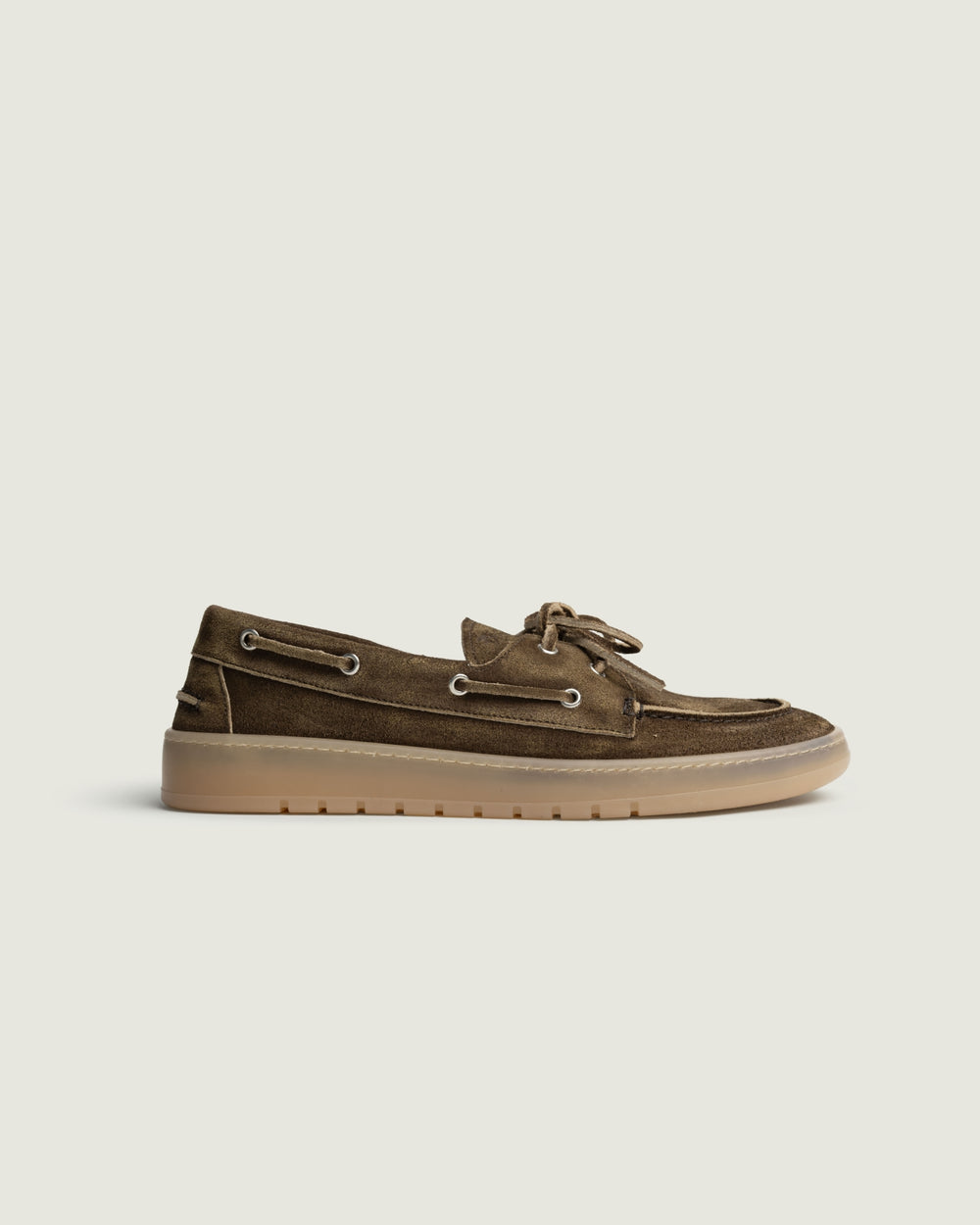 Boat Loafer Brushed - Suede | Dark brown