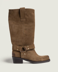 Texas Boot - Suede | Tabacco