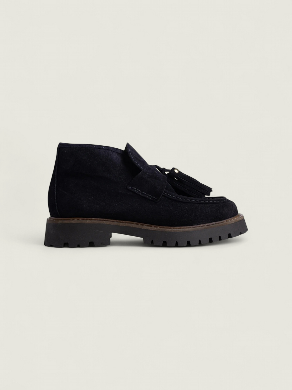 Aosta Tassel Boot | Navy