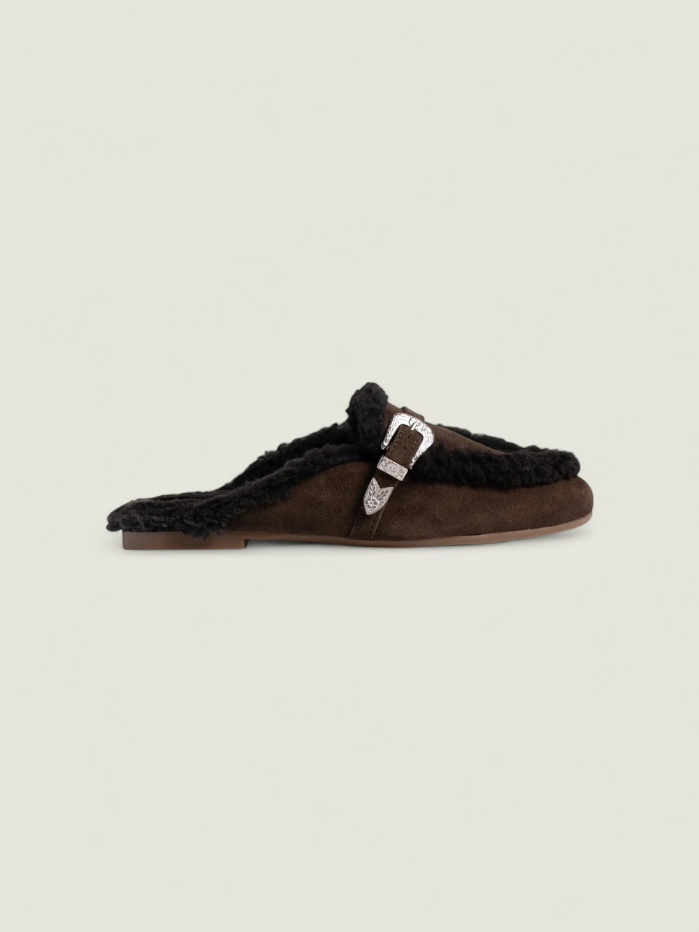 Aspen Mule - Suede | Dark brown
