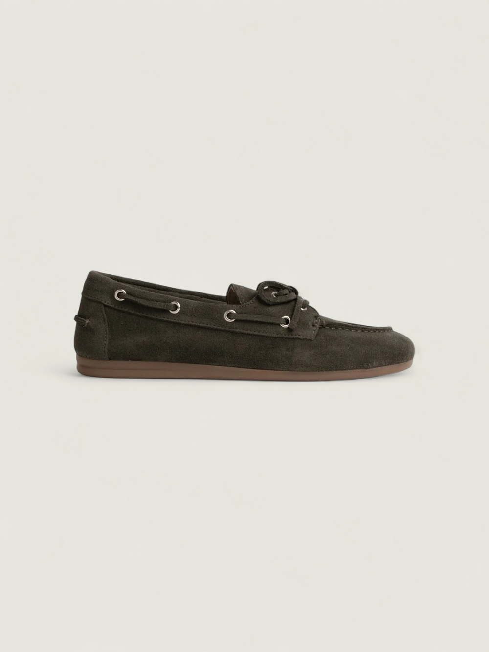 Boat Loafer - Suede | Forest Khaki