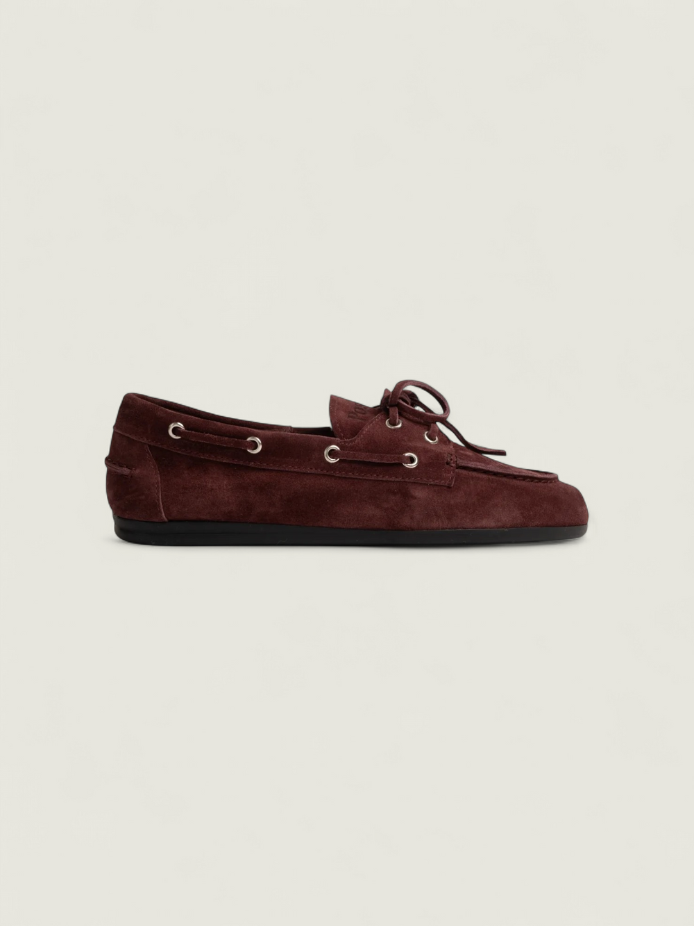 Boat Loafer - Suede | Burgundy