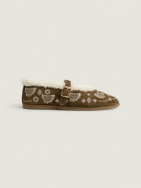 St. Moritz Ballet Flats Bohemian - Suede | Tabacco