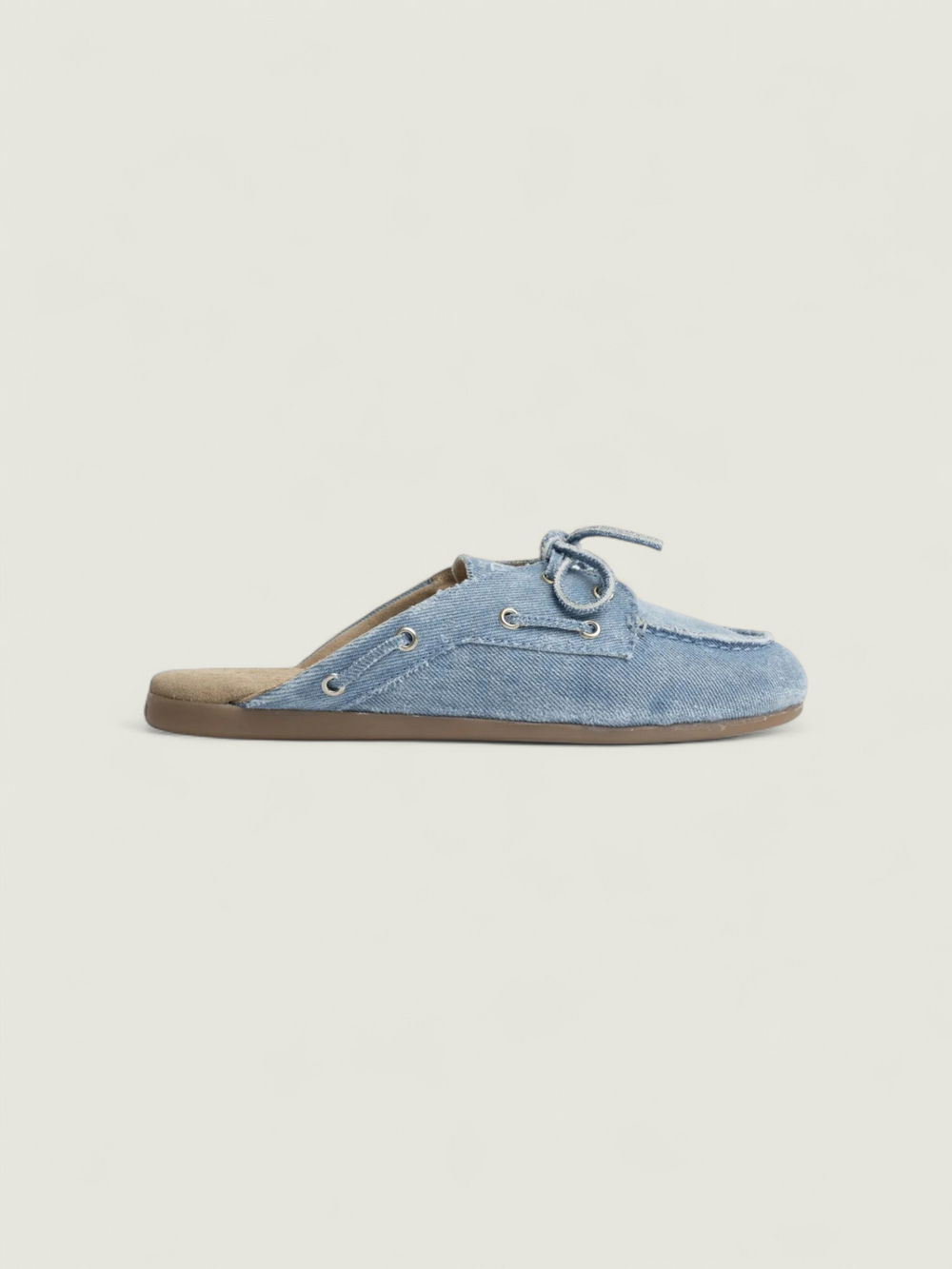 Boat Loafer Mule - Denim | Light blue