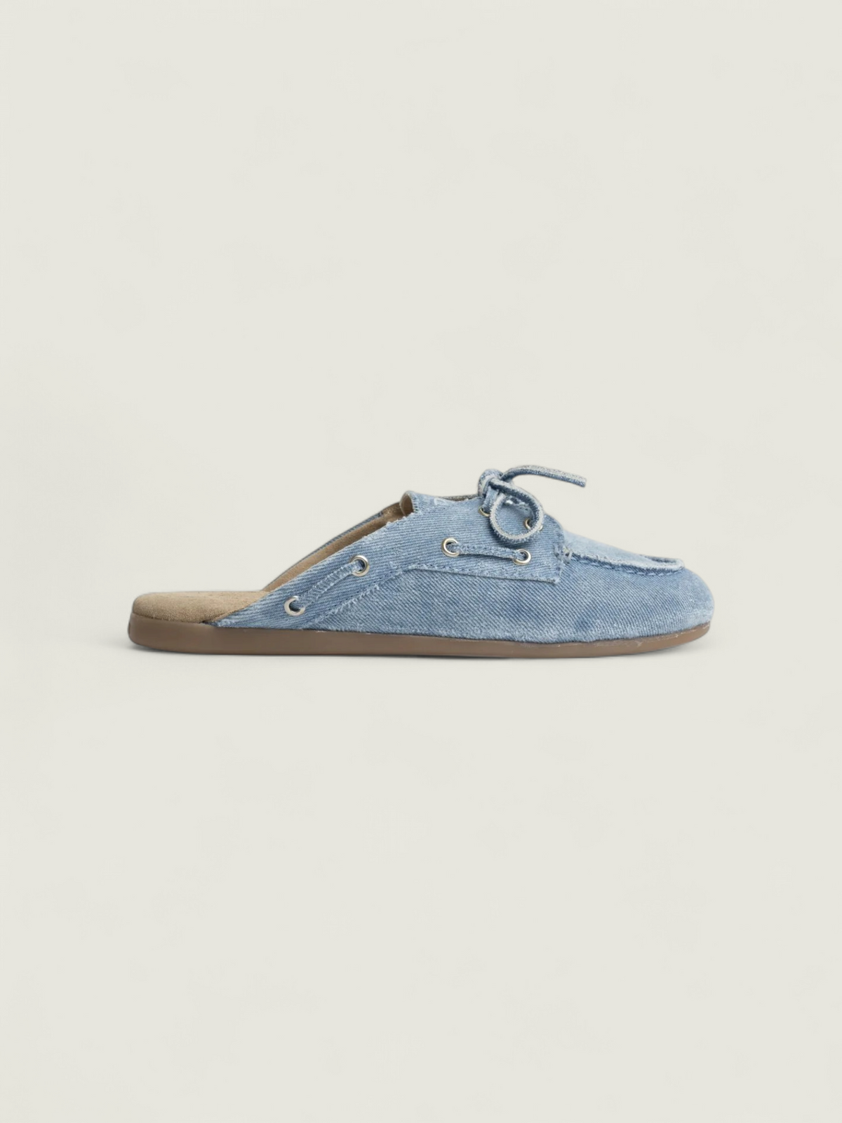 Boat Loafer Mule - Denim | Light blue