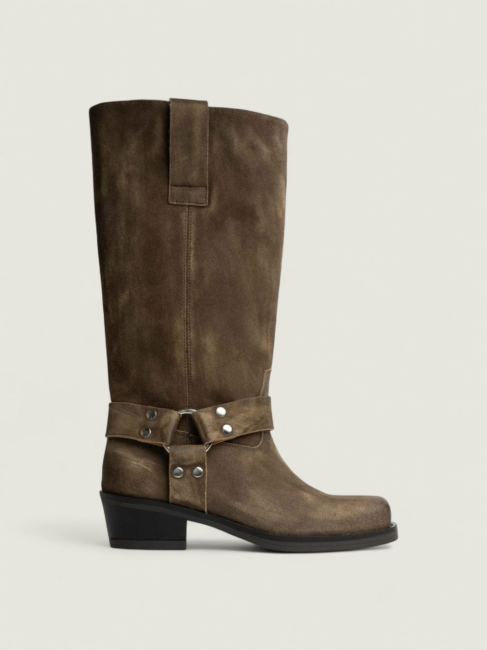 Texas Boot - Suede | Dark brown