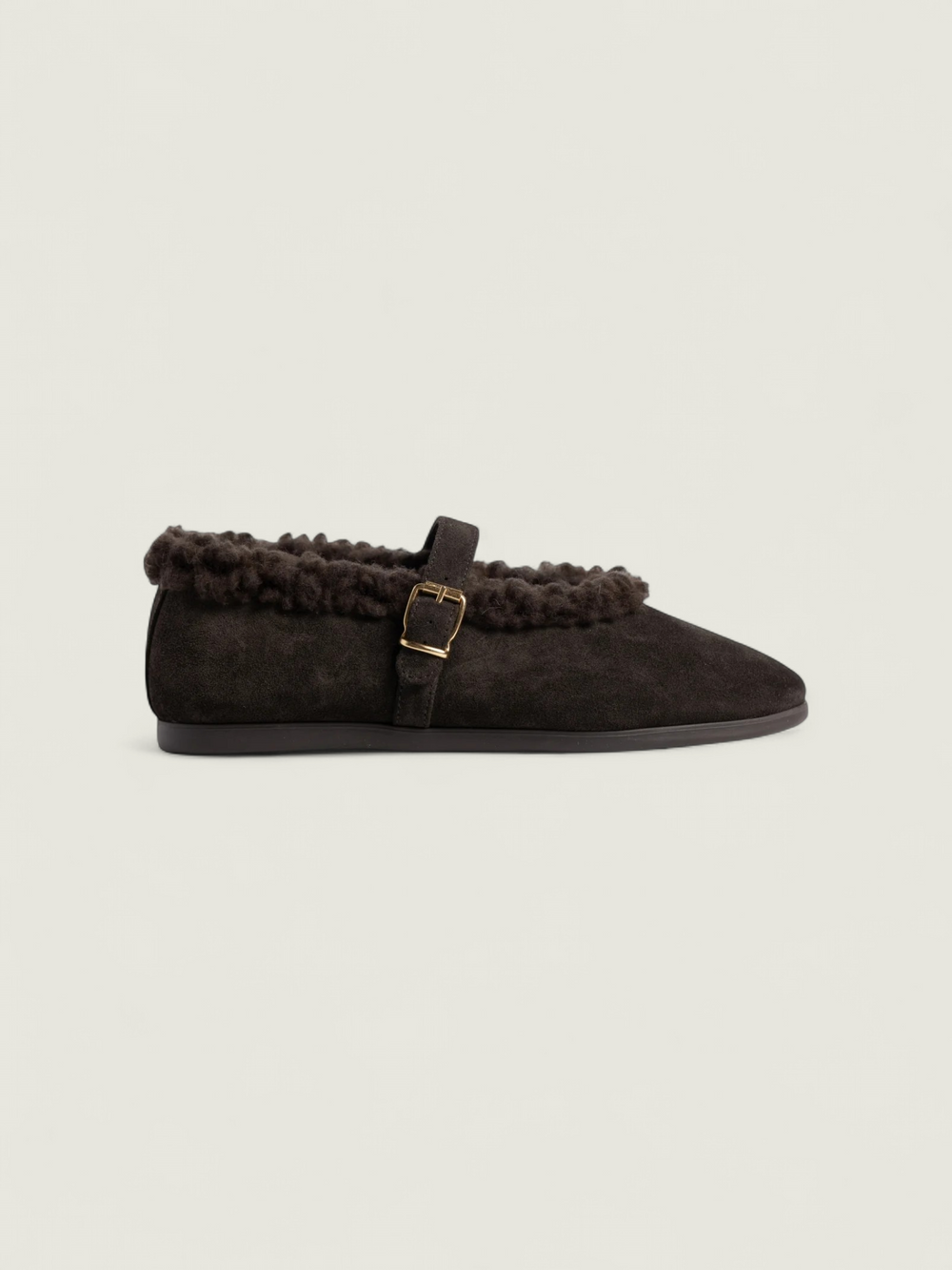 St. Moritz Ballet Flats - Suede | Dark brown