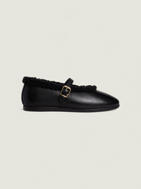 St. Moritz Ballet Flats - Leather | Black