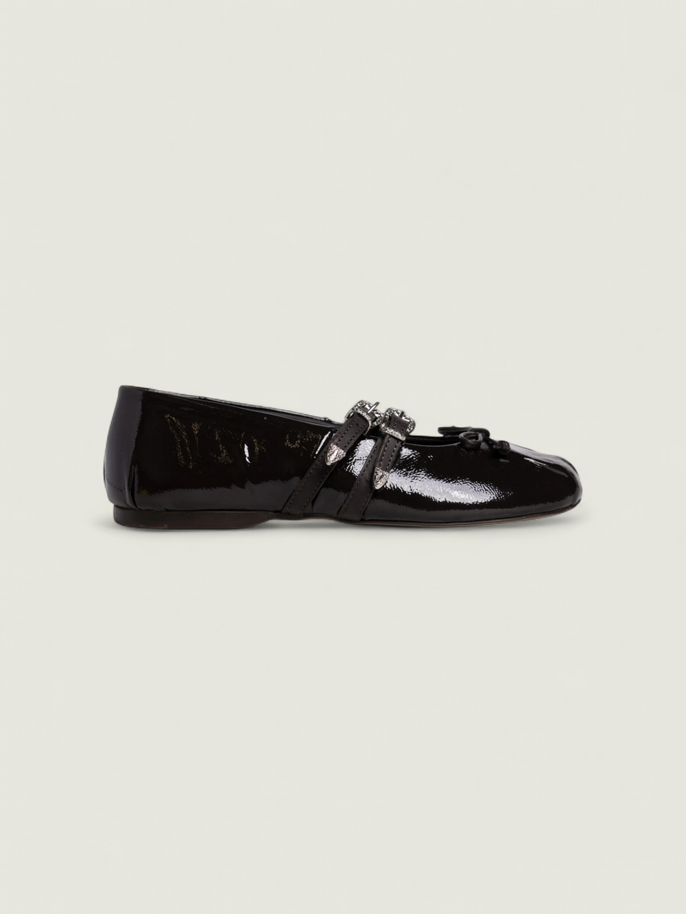 Vita Ballerina Western - Patent | Brown