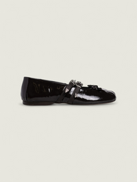Vita Ballerina Western - Patent | Brown